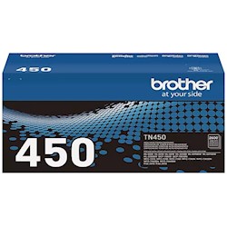 TONER, CARTRIDGE, HIGH YIELD, BROTHER TN450, BLACK LARGE