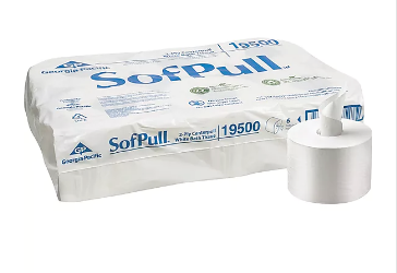 TOILET TISSUE, CENTER PULL, HIGH CAPACITY, SOFPULL, 2-PLY, 6 ROLLS/CT LARGE