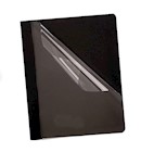 REPORT COVER, 3-PRONG, OXFORD, LETTER SIZE, BLACK THUMBNAIL