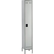 Safco Steel Locker Single-Tier Gray MAIN