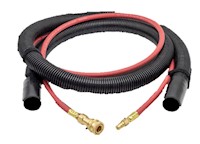 HOSE SET, 7' X 1-1/4", MALE AND FEMALE QDS, NO TOOL, FOR SPOTTER MAIN