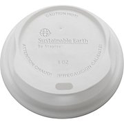 Lids, Hot Beverage, 8 oz, Compostable 500/Pk  MAIN