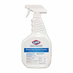 BLEACH GERMICIDAL CLEANER, CLOROX HEALTHCARE, SPRAY, UNSCENTED, 32 OZ., 6/CT LARGE