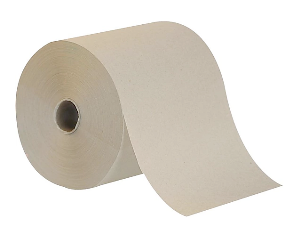 PAPER TOWELS, HARDWOUND, SOFPULL, NATURAL, 1-PLY, 6/CT LARGE