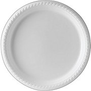 Plates, 10 1/4", White, Plastic Plates 500/Ct  MAIN