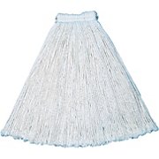 WET MOP HEAD, RUBBERMAID, COTTON, CUT-END, WHITE, 12/Ct THUMBNAIL