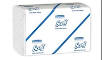 MULTIFOLD TOWEL, WHITE, SCOTT/KIMBERLEY CLARK, 9.2" WIDE X 9.4" LONG, 1-PLY, 4000/CS MAIN