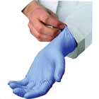 Disposable gloves, Nitrile, Size Large, Blue, 100 per box THUMBNAIL