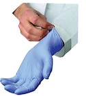 DISPOSABLE GLOVES, AMBITEX, LATEX, BLUE NITRILE GLOVES, SMALL, 100/BOX THUMBNAIL