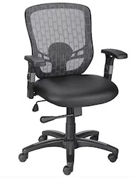 DESK CHAIR, ERGONOMIC, LUXURA SWIVEL, STAPLES, BLACK, 275 LBS CAPACITY LARGE