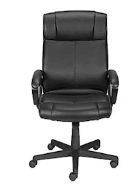 DESK CHAIR, ERGONOMIC, LUXURA SWIVEL, STAPLES, BLACK, 250 LB CAPACITY MAIN