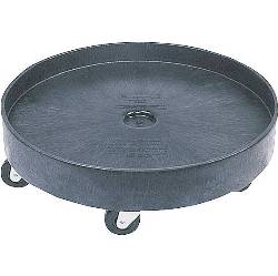 DOLLY, FOR RUBBERMAID BRUTE UNIVERSAL DRUM, BLACK LARGE