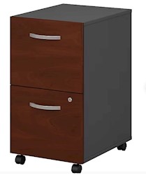 FILE CABINET, 2-DRAWER, VERTICAL, LETTER/LEGAL SIZE, LOCKABLE, HANSEN CHERRY LARGE