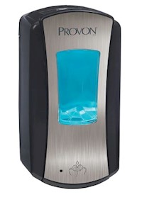 DISPENSER, GOJO PROVON LTX-12, AUTOMATIC,  BLACK AND CHROME MAIN