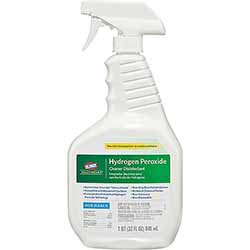 Disinfectant / Cleaner, Hydrogen Peroxide, 32 Oz., 9/Ct, Clorox Healthcare LARGE