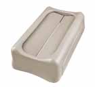 Rubbermaid® Slim Jim® Swing Lid, Beige THUMBNAIL