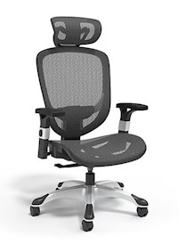 DESK CHAIR, ERGONOMIC, MESH, SWIVEL, BLACK, 275 LB CAPACITY MAIN