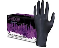 DISPOSABLE GLOVES, NITRILE, ADENNA SHADOW, BLACK, XL, 90 GLOVES/CT, GL-N107FX MAIN