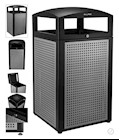 TRASH CONTAINER, EXTERIOR, RUGGED 40-GAL, ALL-WEATHER, STEEL PANELS THUMBNAIL