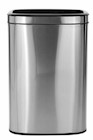 OPEN TOP TRASH CAN, "SLIM", 10.5 GAL, ALPINE INDUSTRIES, BRUSHED STAINLESS STEEL THUMBNAIL