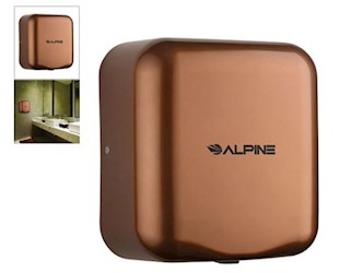 HAND DRYER, COMMERCIAL, HIGH SPEED, HEMLOCK, COFFEE, 120V LARGE