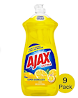DISH SOAP LIQUID, AJAX SUPER DEGREASER, LEMON SCENT, 28 OZ., 9/CT THUMBNAIL