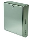 DISPENSER, C-FOLD/MULTIFOLD, SURFACE-MOUNT, BOBRICK, STAINLESS STEEL THUMBNAIL