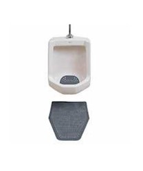 URINAL FLOOR MAT, Z-MAT, BLACK, ORCHARD ZING, 6/CS LARGE