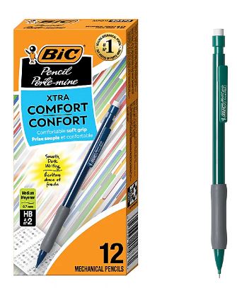 PENCILS, MECHANICAL, #2, HARD LEAD, BIC, 0.7MM, 12/CT THUMBNAIL