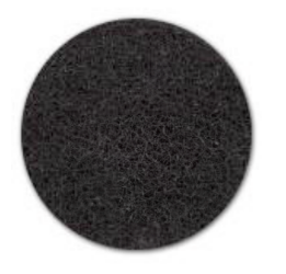 15", BLACK, STRIPPING PADS, 5/CT LARGE