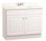 BATHROOM VANITY CABINET WITH TOP WITH 2-DOOR IN WHITE, RICHMOND, RSI 36 IN. X 31 IN. X 18 IN. THUMBNAIL