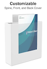 3-RING VIEW BINDERS, STAPLES ECONOMY 2", WHITE, 12/CARTON (23725/21688) THUMBNAIL