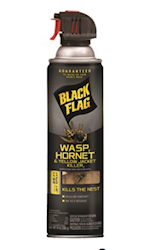 WASP, HORNET & YELLOW JACKET SPRAY KILLER, BLACK FLAG, 14 OZ. LARGE