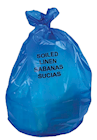 TRASH LINER, HERITAGE HEALTHCARE PRINTED, 40"X48", 18MIC, FLAT PACK, BLUE, 200 BAGS/BOX (Z8048YX H05 THUMBNAIL