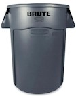 VENTED BRUTE TRASH RECEPTACLE, ROUND, 10 GALLON, GRAY, RUBBERMAID THUMBNAIL