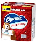 TOILET TISSUE, CHARMIN ULTRA STRONG, MEGA ROLLS, 220 SHEETS/ROLL, 24 ROLLS/CT THUMBNAIL