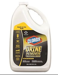 URINE REMOVER, CLOROX CLOROXPRO, FOR STAINS & ODORS, REFILL, 1 GL, 4/CS LARGE