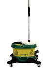 CYCLO MOP COMMERCIAL SPIN MOP *Standard Yellow and Black* Comes w/Dolly, 2pk Mop Heads, tile scrub head THUMBNAIL