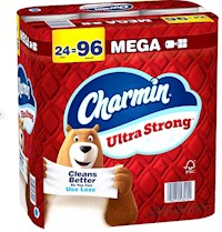 TOILET TISSUE, CHARMIN ULTRA STRONG, MEGA ROLLS, 242 SHEETS/ROLL, 24 ROLLS/CT MAIN