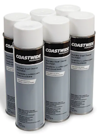 STAINLESS STEEL CLEANER AND POLISH, LEMON SCENT, COASTWIDE PROFESSIONAL, 15 OZ, 6/CT MAIN