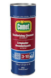 ALL-PURPOSE CLEANER, POWDERED, COMET, PINE, 21 OZ, 24/CT MAIN