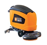 AUTO SCRUBBER, 34", LARGE, 1855 XD, TASKI SWINGO, W/ MAINT FLOODED WET CELL BATTERIES KIT MAIN