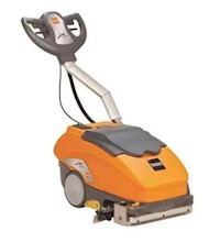 AUTO SCRUBBER, 15", SMALL, TASKI SWINGO 350E, CORDED, W/ 82FT CORD & STANDARD BRUSH MAIN