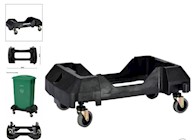 DOLLY, TRASH CANS, RECTANGULAR, BLACK THUMBNAIL