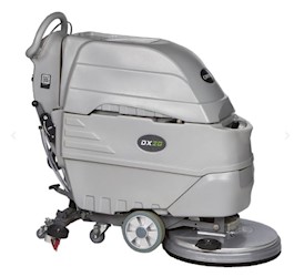 AUTO SCRUBBER, 20", SINGLE BRUSH, 24 VOLT, 125 AH AGM, 16 GALLON TANK, ONYX, DX20 LARGE