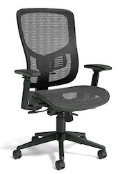 DESK CHAIR, KROY MESH, UNION & SCALE FLEXFIT, BLACK LARGE