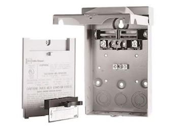 AC DISCONNECT, EATON, 60 AMP 2 FUSE, RAINTIGHT LARGE