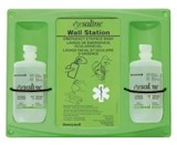 EYEWASH STATION, DOUBLE, WALL MOUNT, EYESALINE HONEYWELL, 16 OZ THUMBNAIL