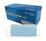 FACE MASKS, EAR LOOP, LEVEL 2, ADENNA, BLUE, 50/CT (MIN 12 BOXES / BULK) THUMBNAIL
