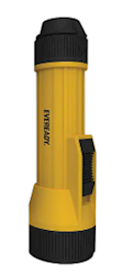 FLASHLIGHT, EVEREADY INDUSTRIAL ECONOMY 2D 7.8" LED, YELLOW (1251L) LARGE